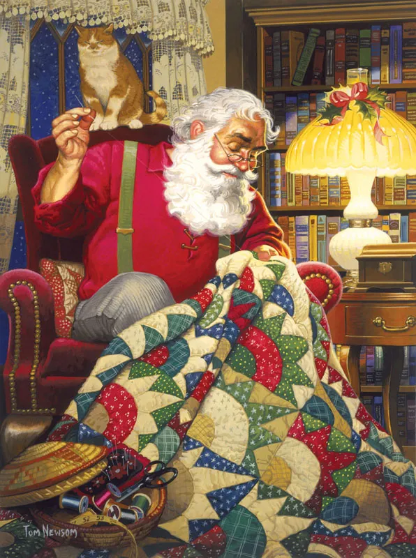 Tom Newsom - Quilting Santa