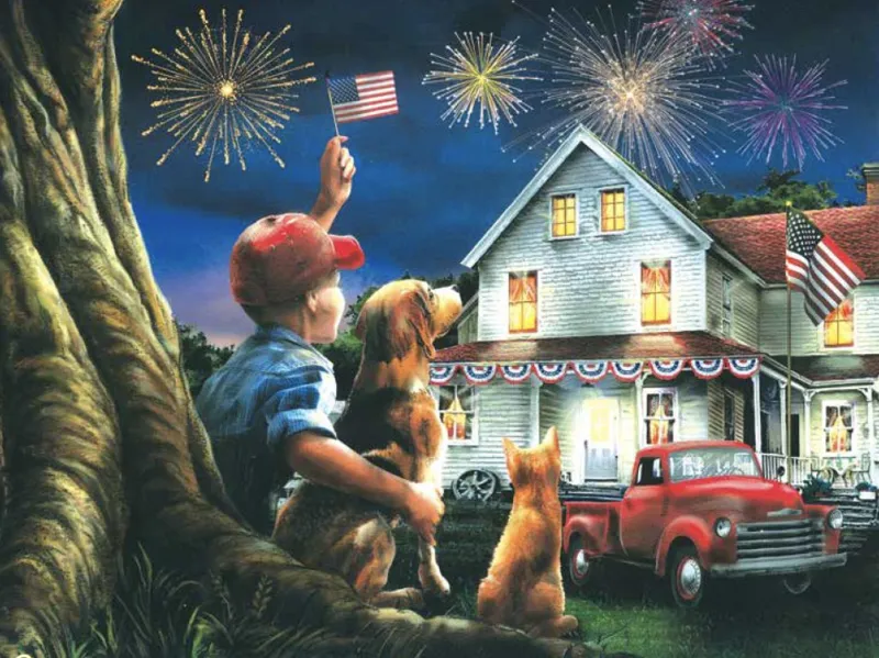 Pièces XXL - Que Dieu bénisse les USA