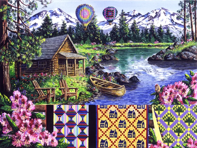 Pièces XXL - Flotter en Dessus des Three Sisters