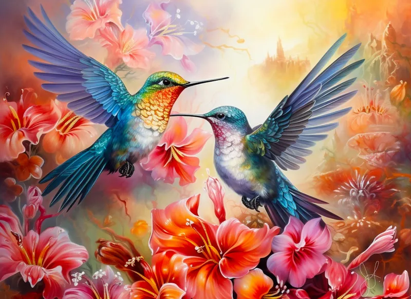 Pièces XXL - Amour Des Colibris