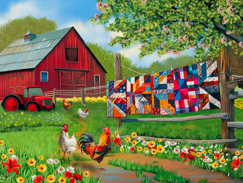 Courtepointes À La Ferme