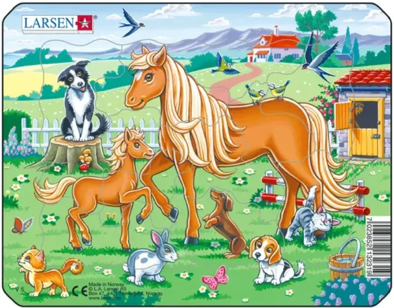 Puzzle Cadre - Ponies & Friends