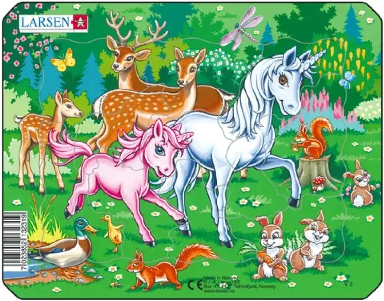 Puzzle Cadre - Licornes