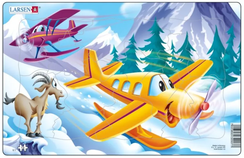 Puzzle Cadre - Avions dans la Montagne