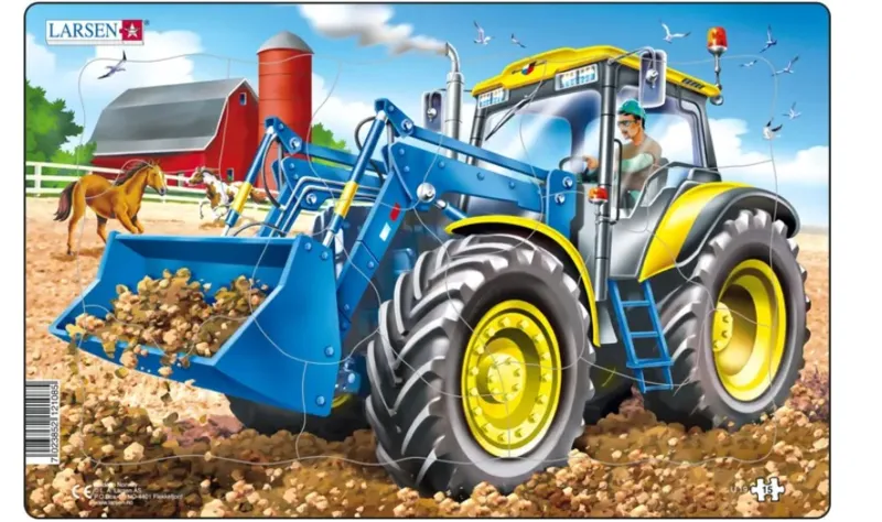 Puzzle Cadre - Tractopelle