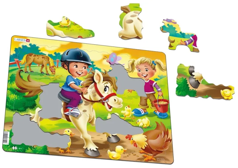 Puzzle Cadre - Poney à la Ferme