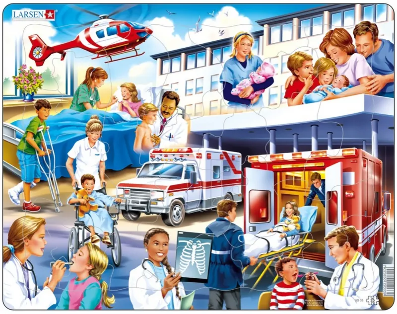 Puzzle Cadre - Hôpital et Secours