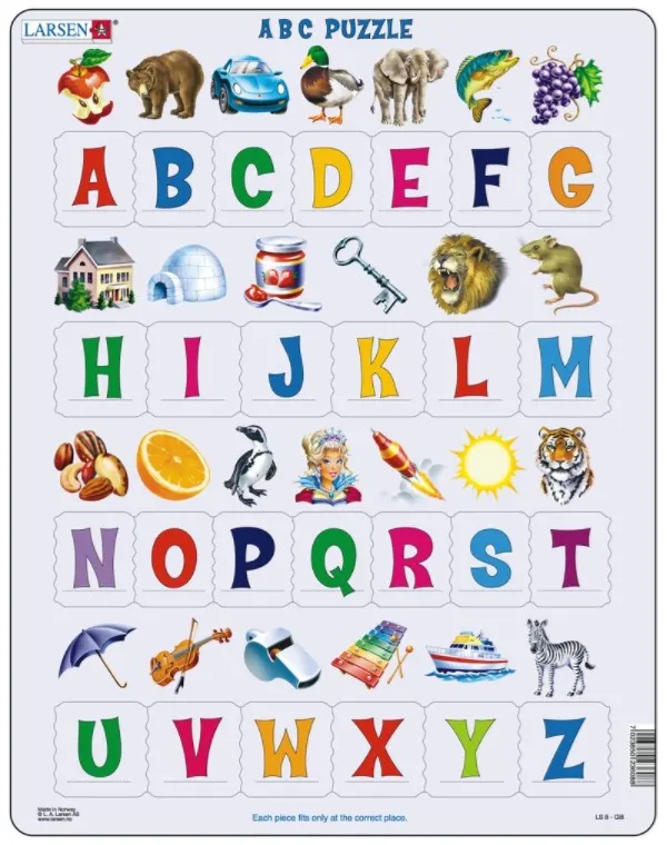 Puzzle Cadre - A B C Puzzle (en Anglais)