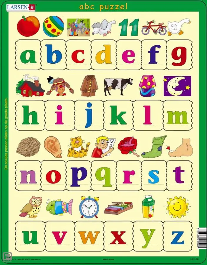 Puzzle Cadre - ABC Puzzel (en Hollandais)