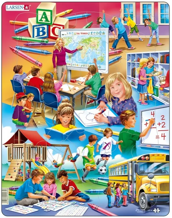 Puzzle Cadre - Retour à l'Ecole