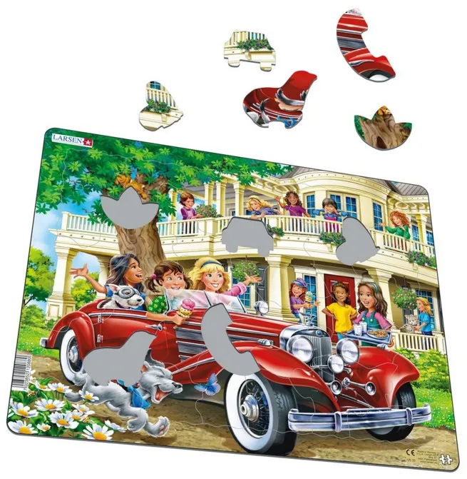 Puzzle Cadre - Les Filles au Cabriolet