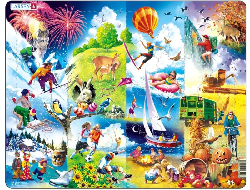 Puzzle Cadre - 4 Saisons