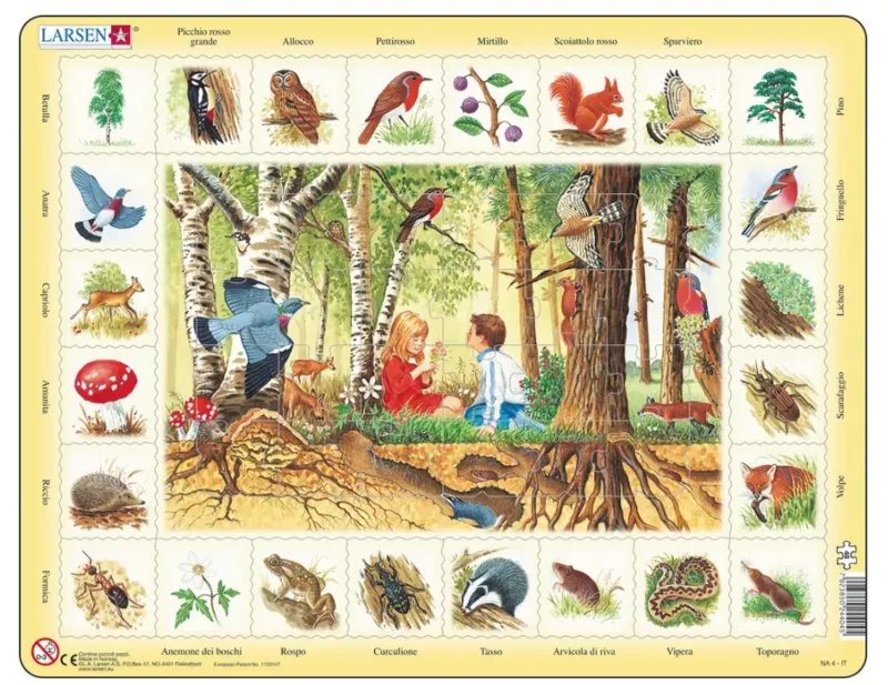 Puzzle Cadre - La Forêt (en Italien)