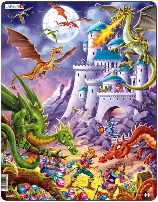 Puzzle Cadre - Les Dragons attaquent !