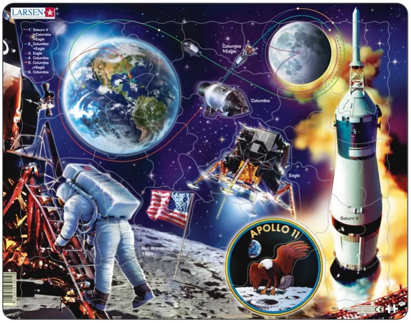 Puzzle Cadre - Mission Apollo 11
