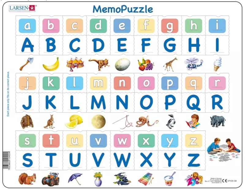 Puzzle Cadre - MemoPuzzle (en Anglais)