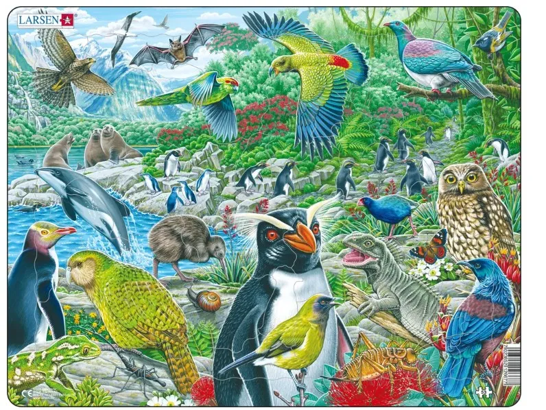 Puzzle Cadre - New Zealand's Picturesque Wildlife