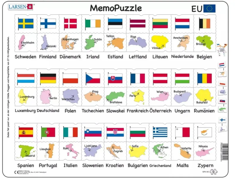 Puzzle Cadre - MemoPuzzle (en Allemand)
