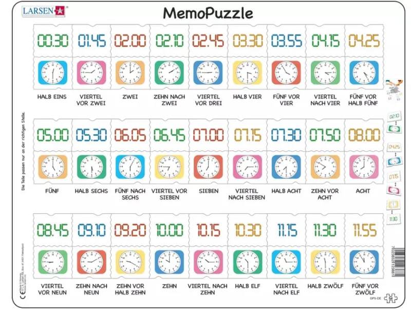 Puzzle Cadre - MemoPuzzle (en Allemand)