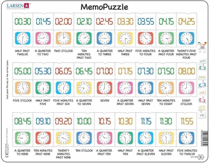 Puzzle Cadre - MemoPuzzle (en Anglais)