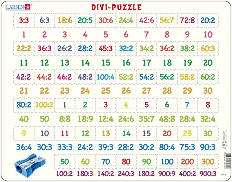 Puzzle Cadre - Apprendre à Compter : La Division