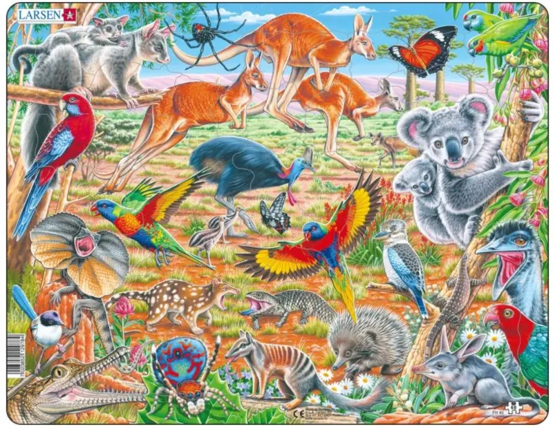 Puzzle Cadre - La Faune Autralienne
