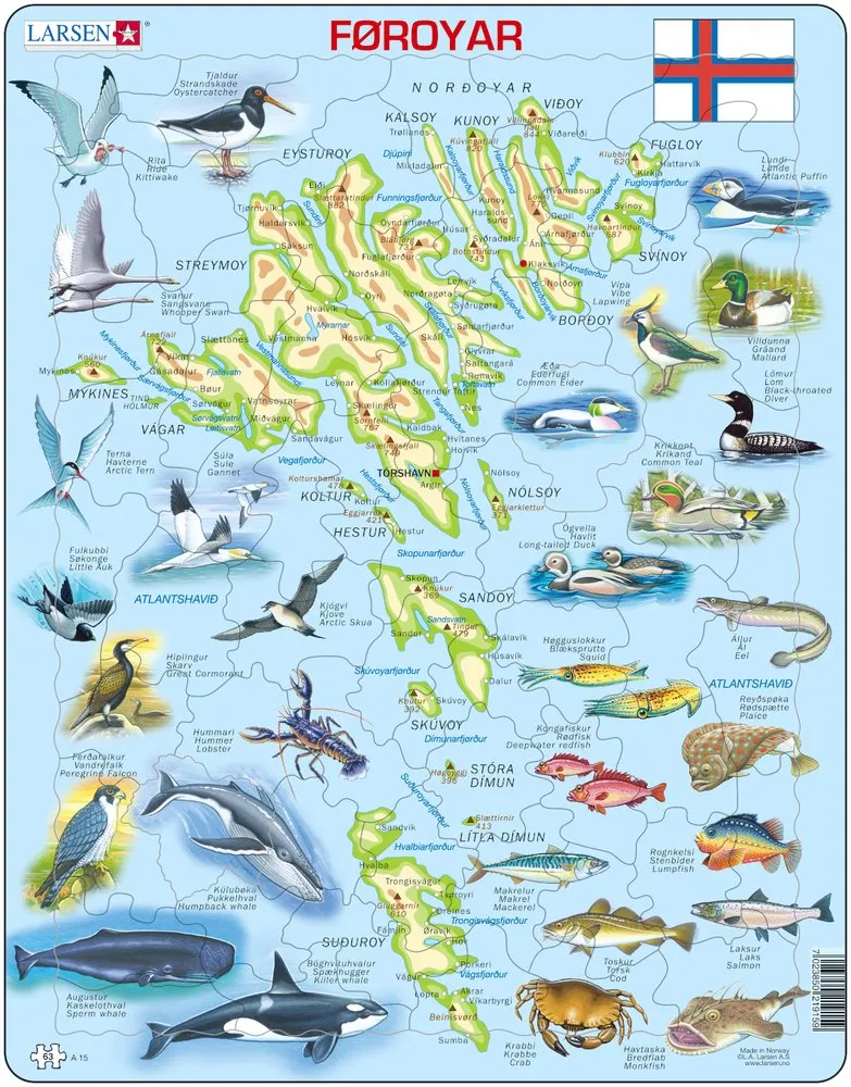 Puzzle Cadre - Iles Feroe