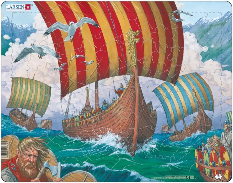 Puzzle Cadre - Les Vikings