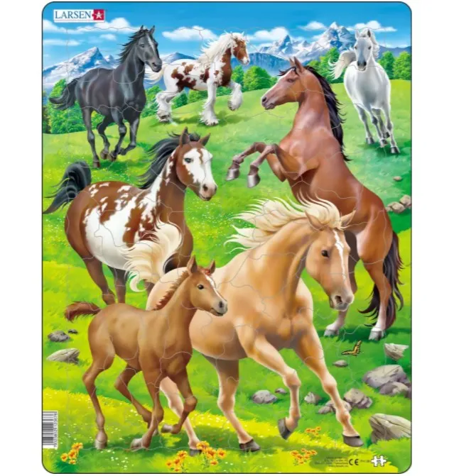 Puzzle Cadre - Chevaux