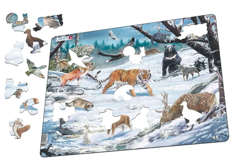 Puzzle Cadre - Vie Sauvage de Sibérie et du Nord-Est Asiatique