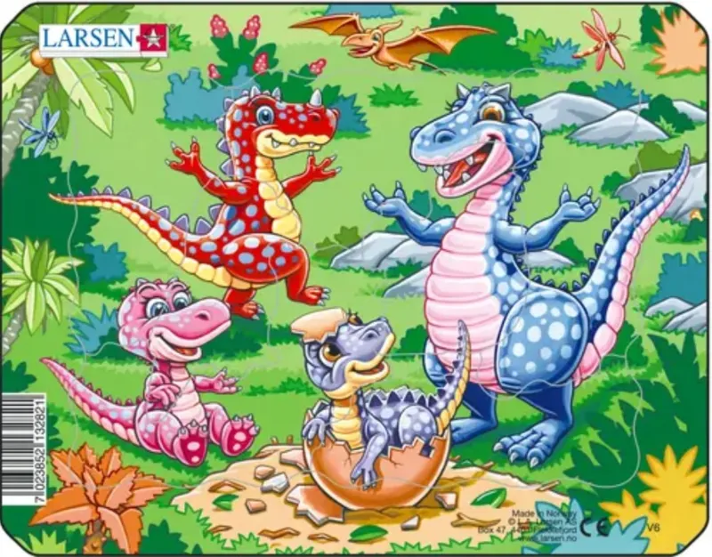 Puzzle Cadre - Dinosaures