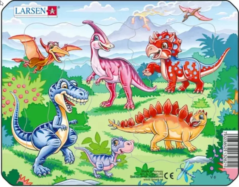 Puzzle Cadre - Dinosaures