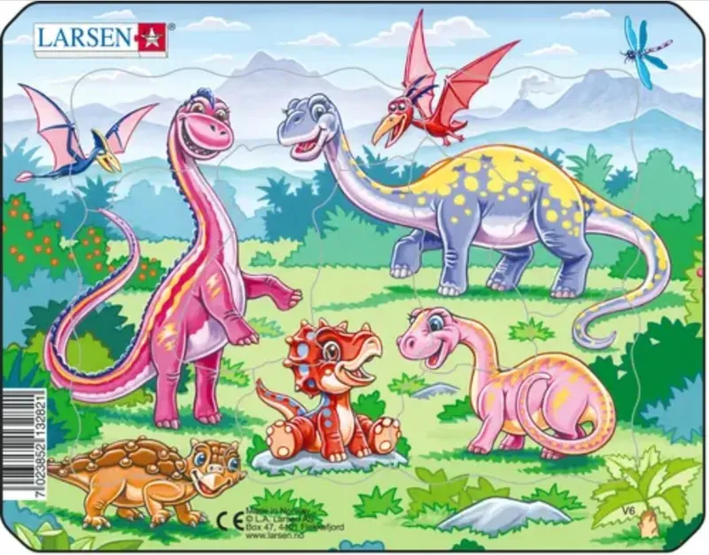 Puzzle Cadre - Dinosaures