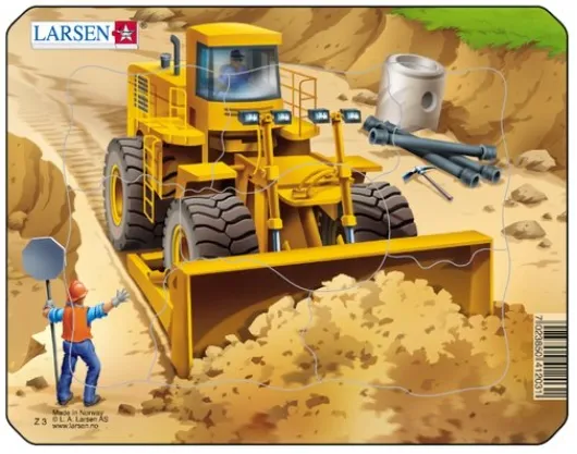 Puzzle Cadre - Bulldozer