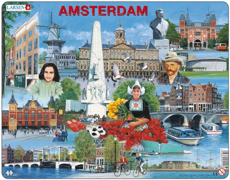 Puzzle Cadre - Souvenirs d'Amsterdam