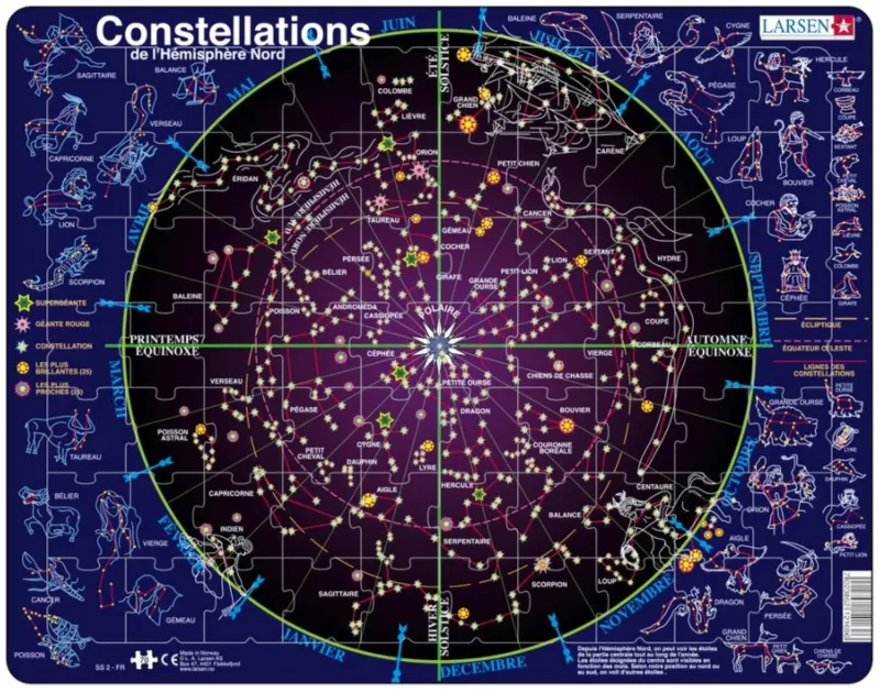 Puzzle Cadre - Les Constellations