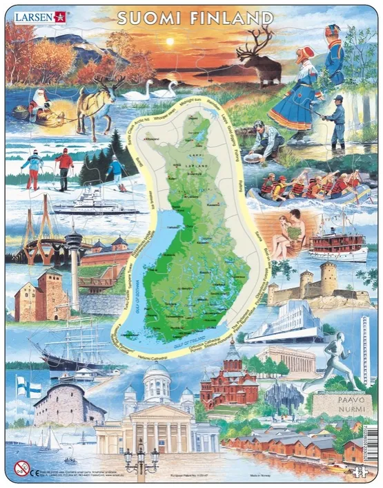 Puzzle Cadre - Sites Touristiques de Finlande