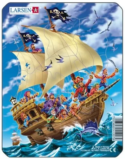 Puzzle Cadre - Bateau de Pirates