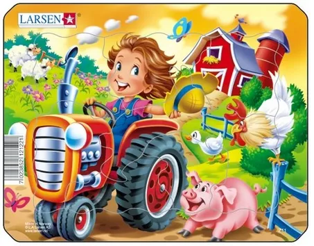 Puzzle Cadre - Tracteur