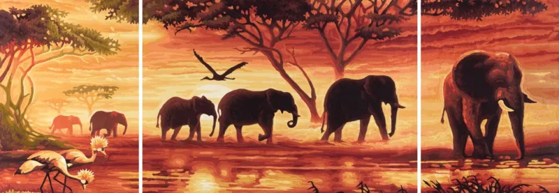 Caravane d'Éléphants