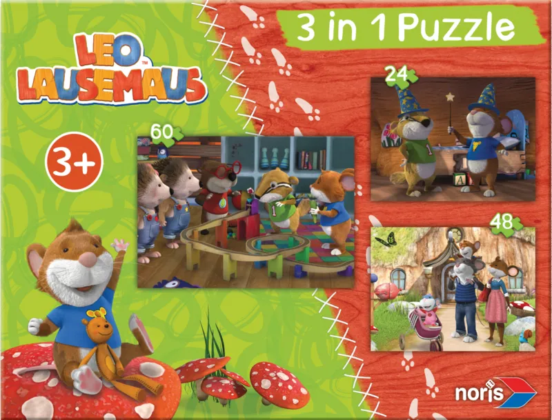 3 Puzzles - Léo la Souris