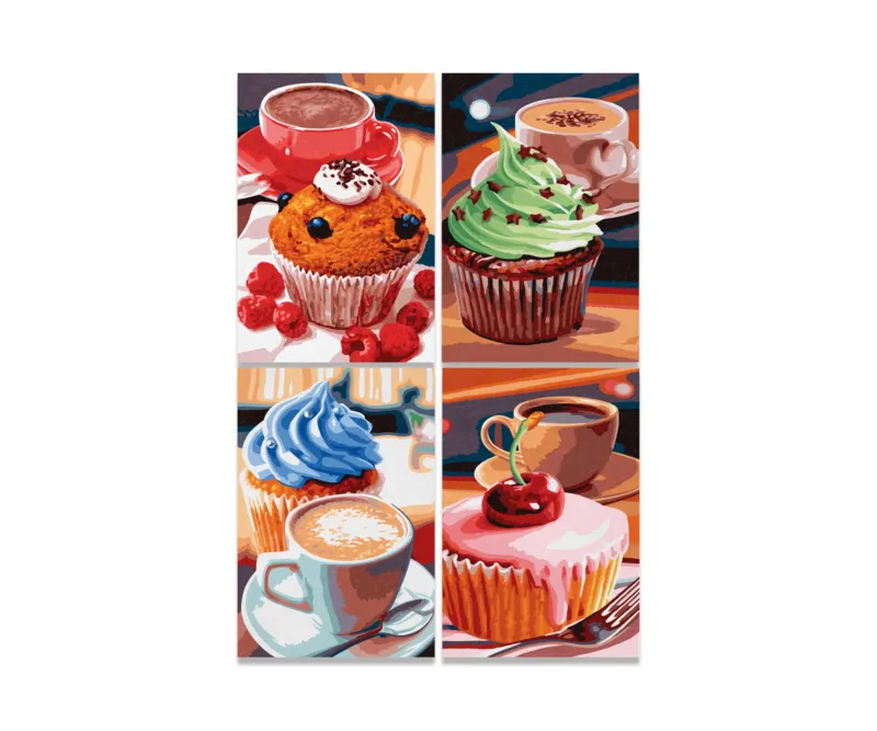 4 x 200 Pièces - Cupcakes