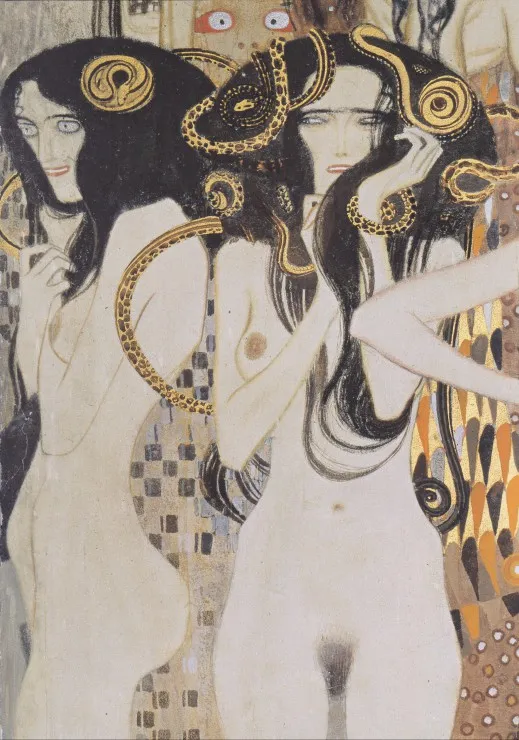 Gustav Klimt : Les Gorgones - 1902
