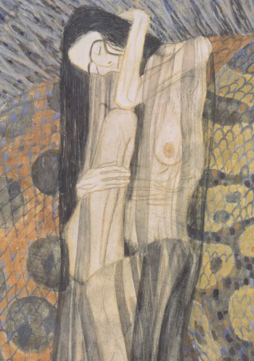 Gustav Klimt : Frise de Beethoven (détail), 1902