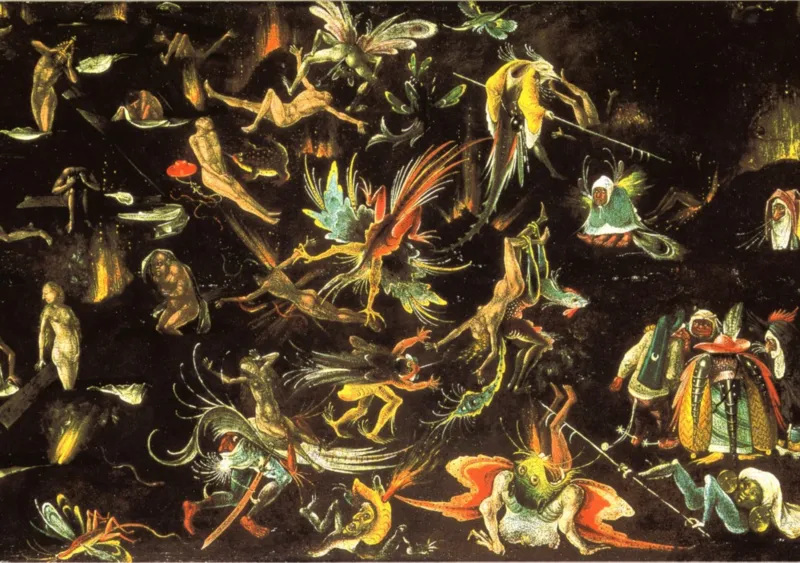 Jérôme Bosch : Le Jugement Dernier (Détail) 1506 - 1508