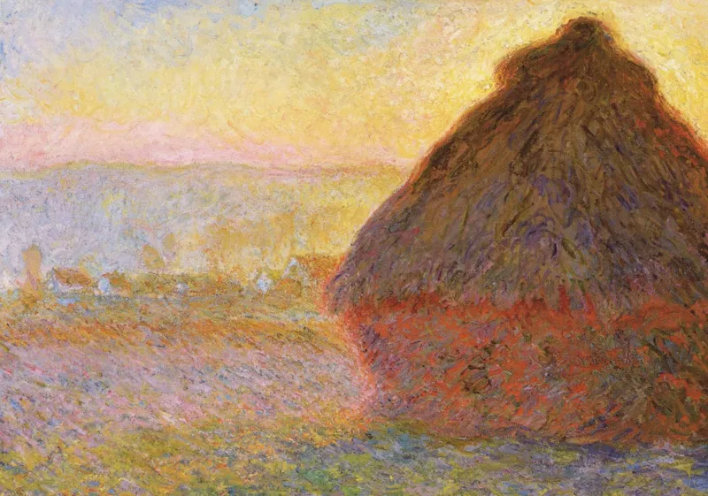 Claude Monet : Meules, Soleil Couchant, 1891