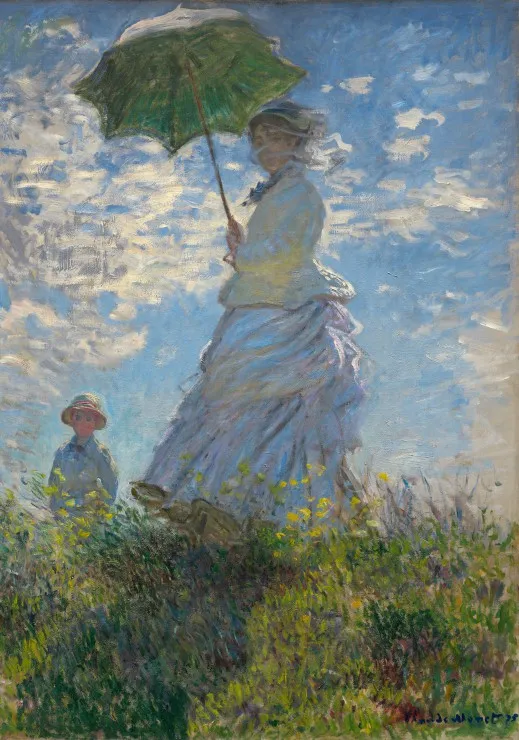 Claude Monet : La Femme à l'Ombrelle, 1875