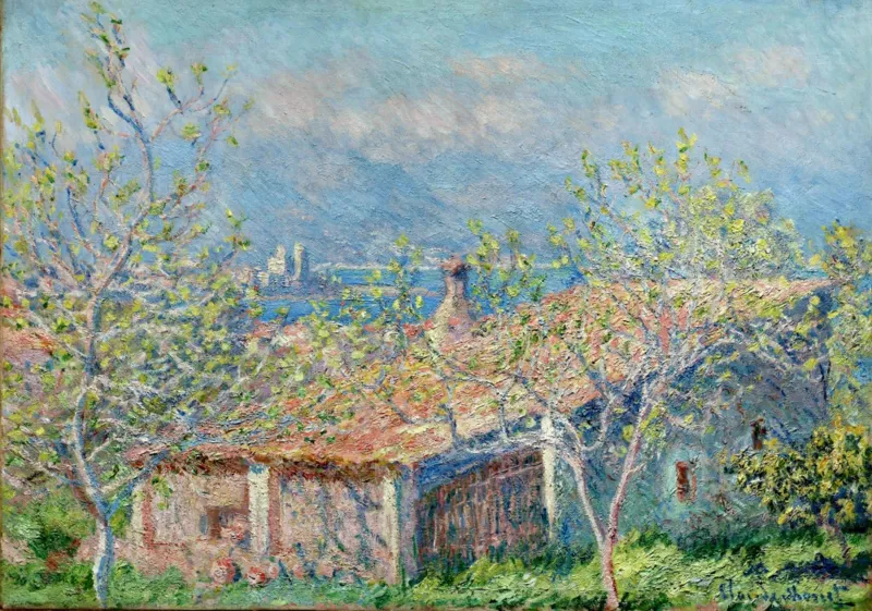 Claude Monet : La Maison du Jardinier à Antibes, 1888
