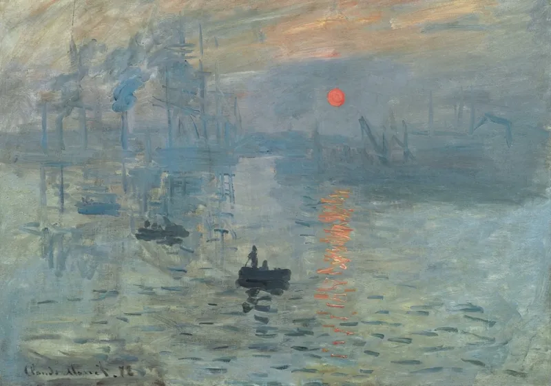 Claude Monet : Impression au Soleil Levant, 1872