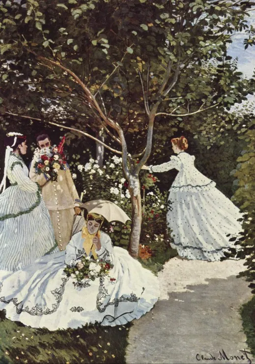 Claude Monet : Femmes au Jardin, 1866